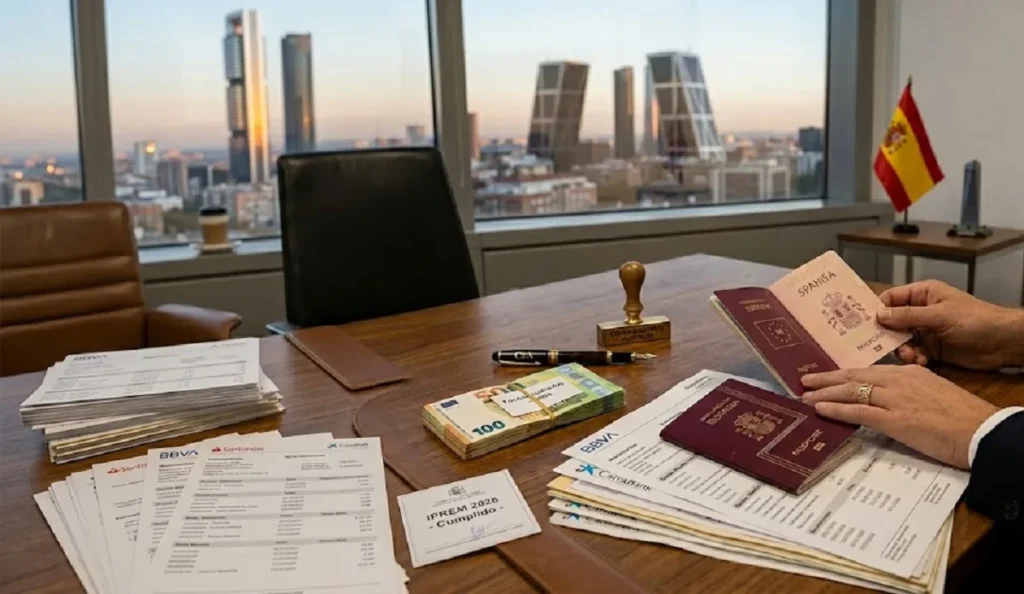 historial bancario para visa en España, expediente de extranjería, nacionalidad española, renovación del NIE de larga duración, cómo va lo mío,