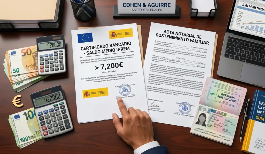 solvencia económica para visa de estudiante, arraigo socioformativo, expediente de extranjería, arraigo sociolaboral, trámite de nacionalidad,