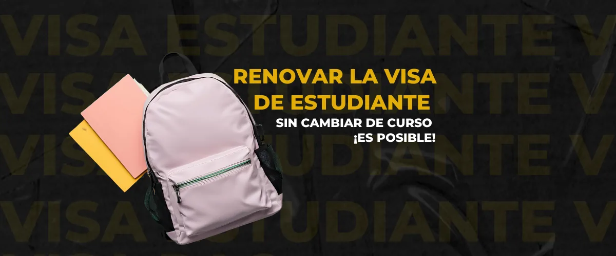 ¿Puedo renovar mi visa de estudiante sin cambiar de curso o centro?