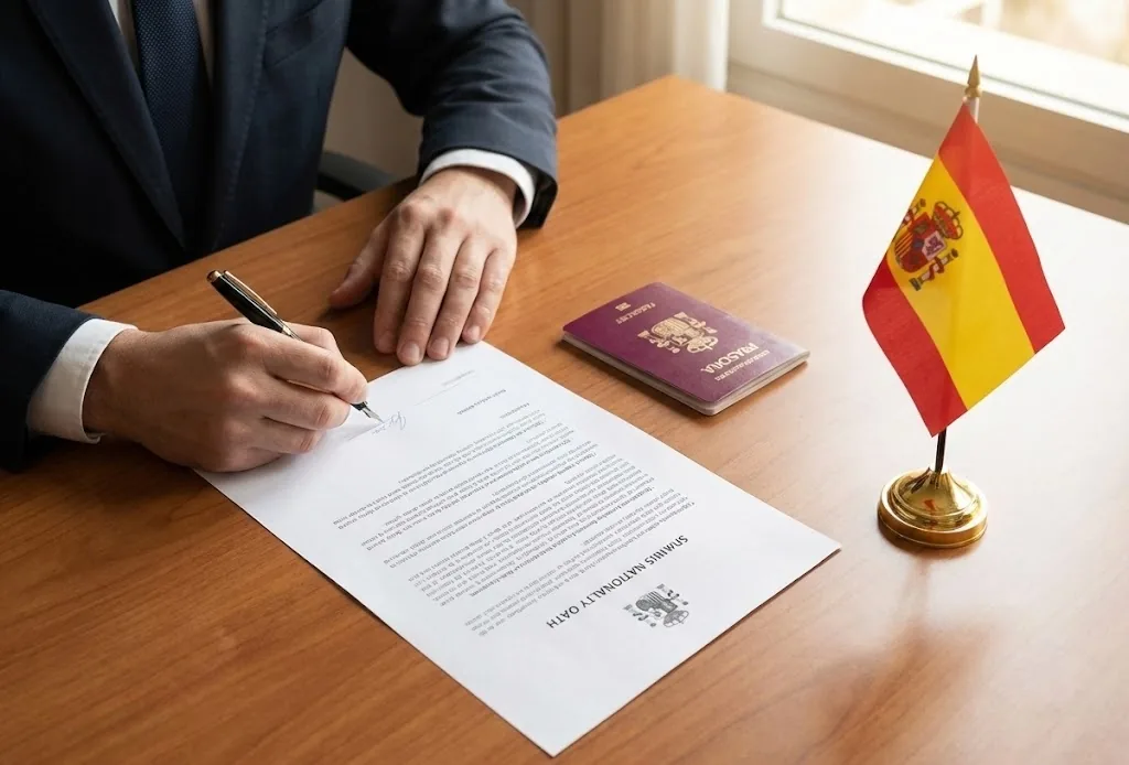 Jura de nacionalidad española: Ropa y protocolo,
jura de nacionalidad,