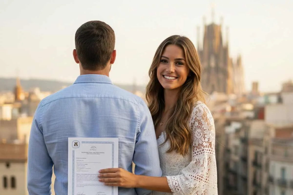 pareja de hecho, extranjería Barcelona, arraigo familiar, residencia España, NIE, requisitos legales, nacionalidad española, Cataluña