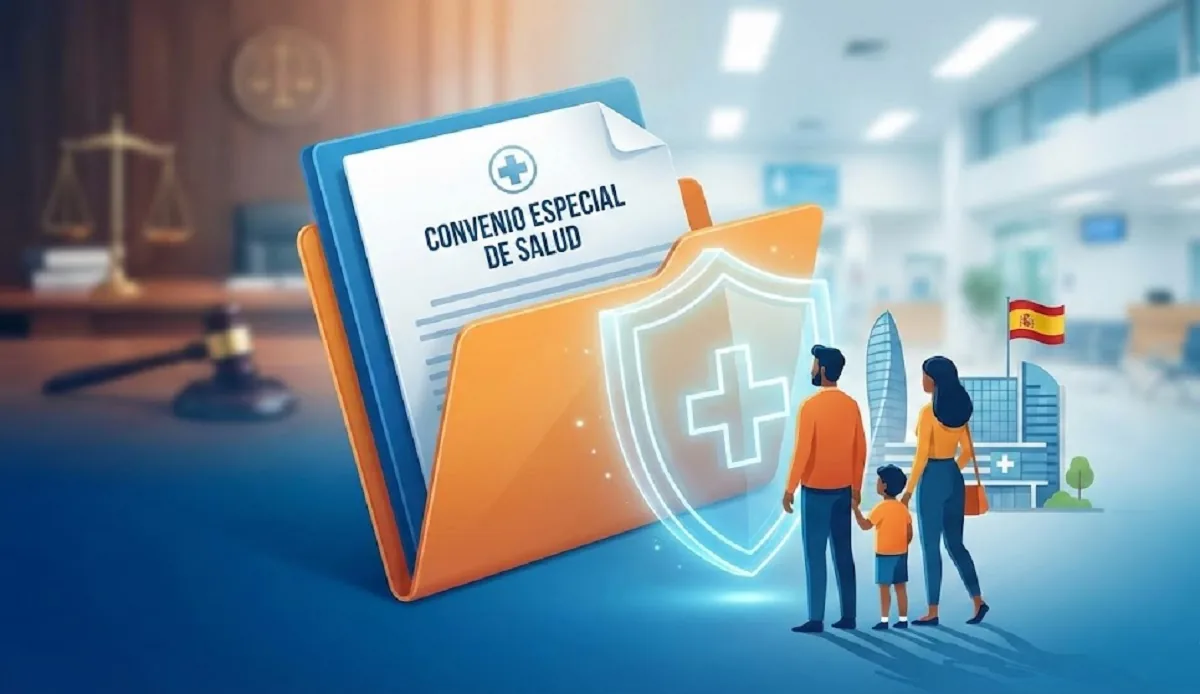 convenio especial de salud, arraigo social, nacionalidad española, expediente de extranjería, como va lo mío, regularización extraordinaria 2026, sanidad pública, residentes no activos, Seguridad Social, NIE, trámites de extranjería, abogados de inmigración.