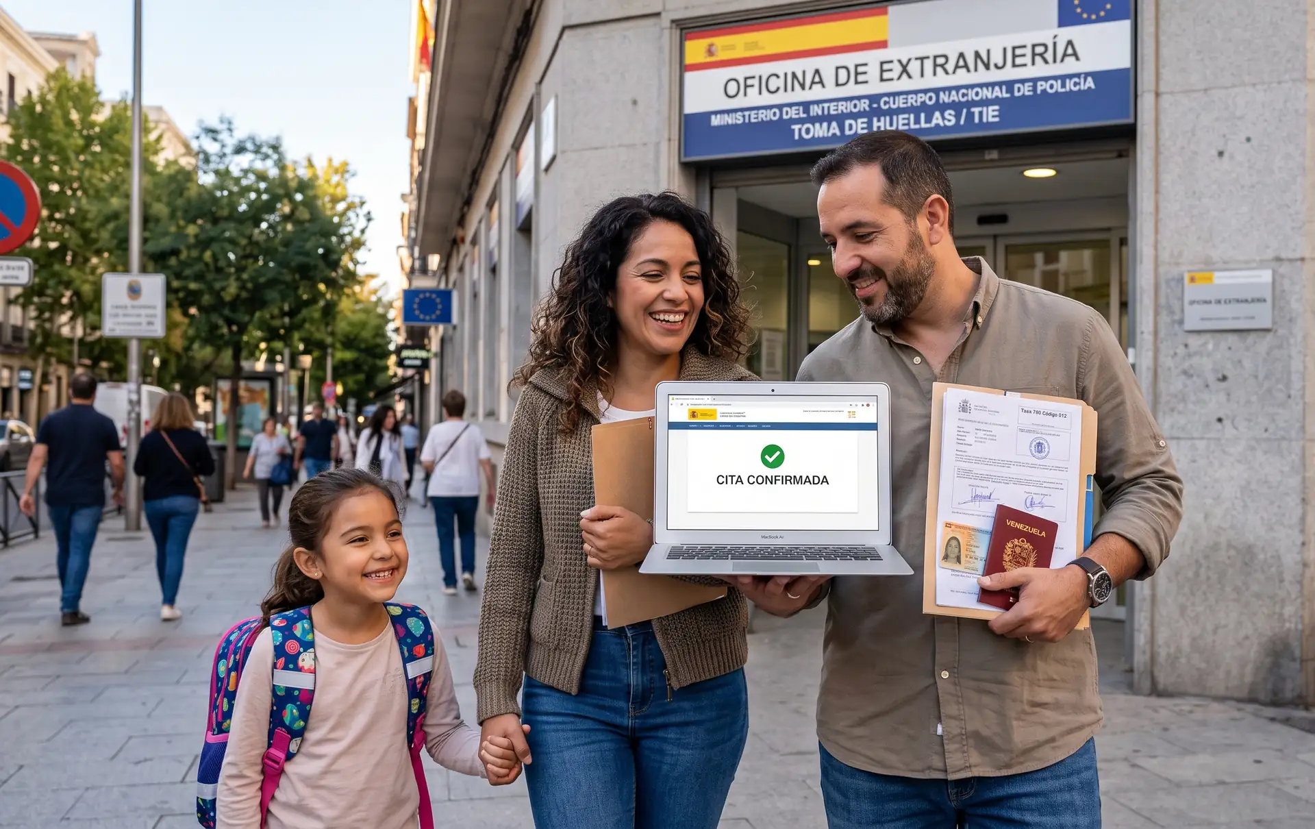 pedir cita previa en extranjería, cita previa extranjería, tasa 790 012, tasa de huellas, permiso de trabajo,
