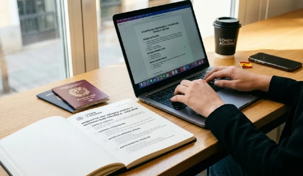 la visa de nómada digital, nacionalidad española, arraigo social, arraigo familiar, expediente de extranjería, cómo va lo mío, estados de nacionalidad española, arraigo sociolaboral, arraigo socioformativo, renovación del NIE de larga duración,