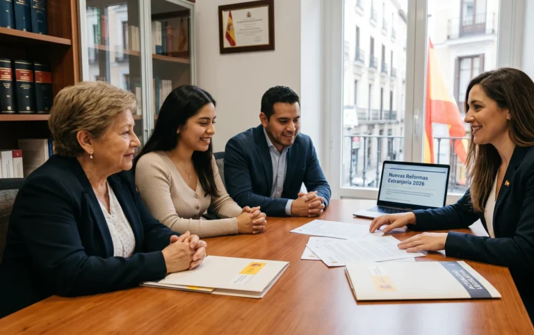 reformas migratorias en España, nueva ley de extranjería, reforma de reagrupación familiar, cambios en visado de nómada digital, plan de integración y ciudadanía, pacto europeo de migración y asilo,