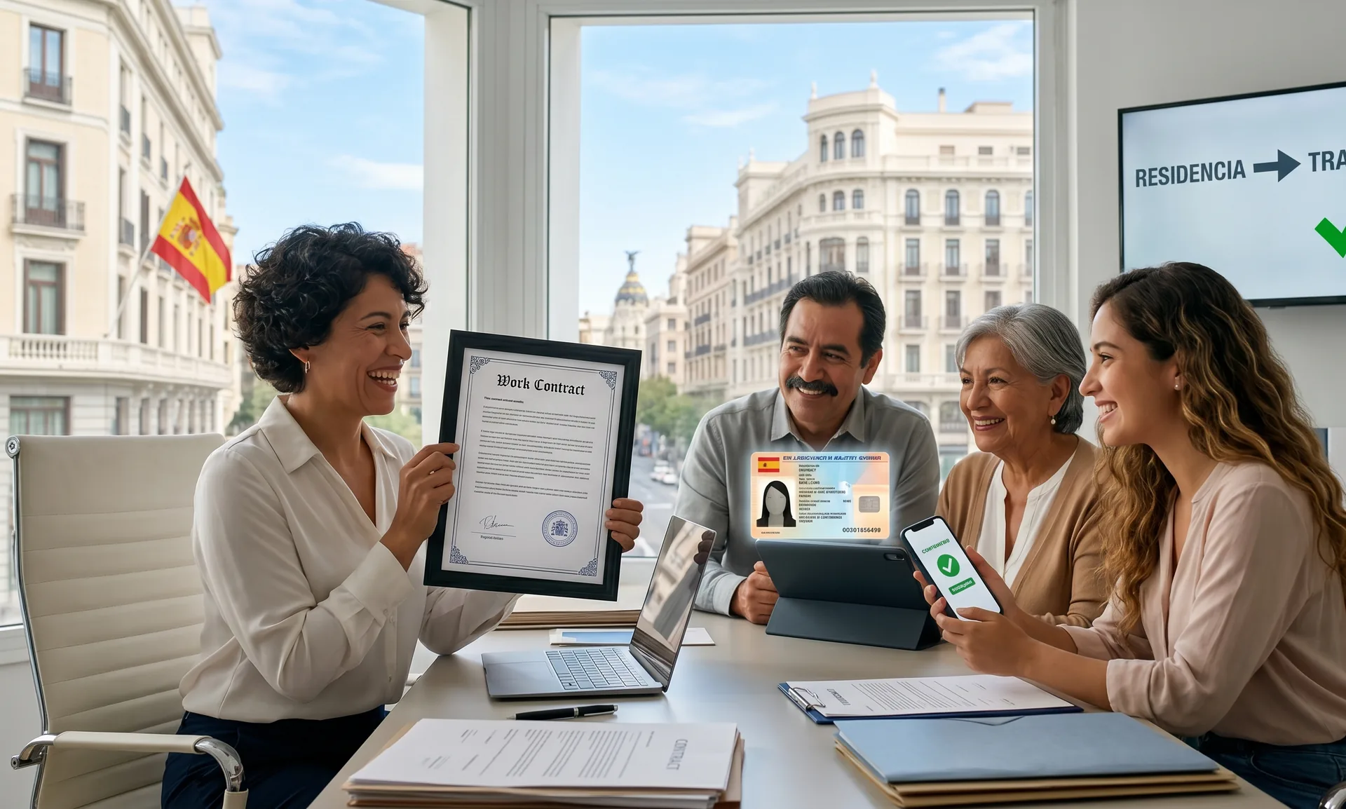 modificar la residencia a permiso de trabajo, modificar la residencia a permiso de trabajo, autorización de trabajo, permiso de trabajo por cuenta ajena, modificación de arraigo a trabajo, arraigo sociolaboral,