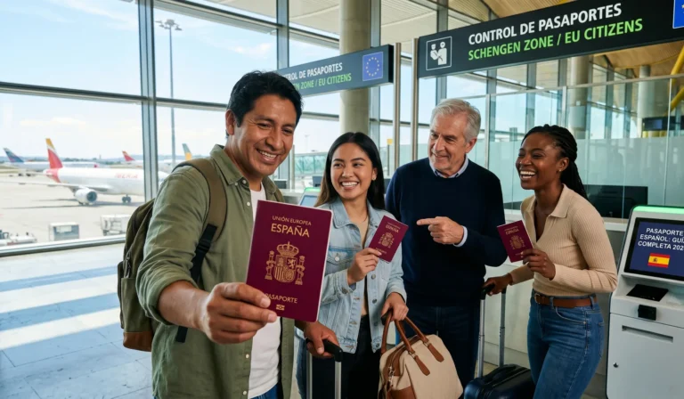 ventajas de obtener el pasaporte español, pasaporte español, países sin visa, viajar con pasaporte español, beneficios del pasaporte español,
